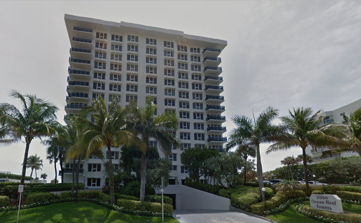 2066 N Ocean Boulevard Boca Raton FL 33431 Ocean Reef Towers luxury condominiums for sale view