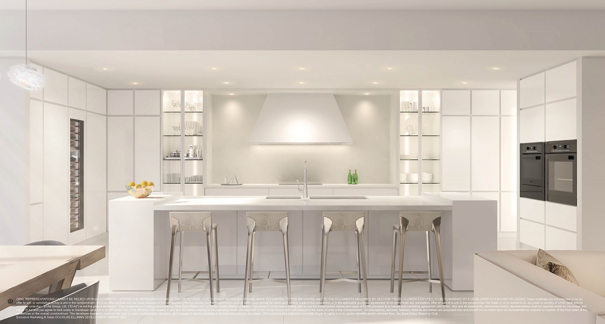 Alina 200 SE Mizner Blvd Boca Raton FL 33432 luxury condos for sale kitchen rendering on 091818