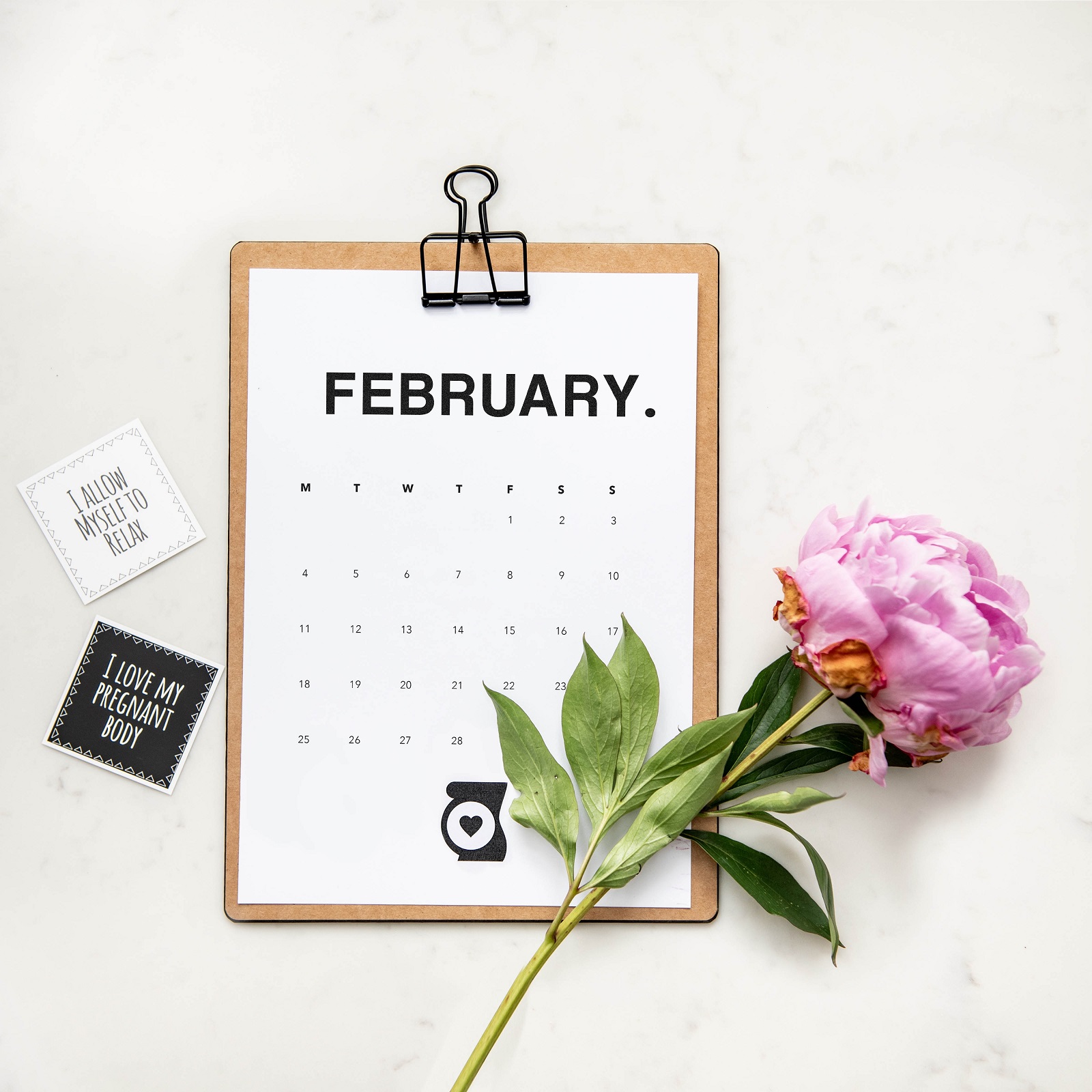 February calendar 2020 for Jean-Luc Andriot blog 013120