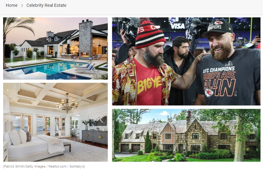 From Realtor.com, Real Estate MVPs Here’s Exactly Where Jason and Travis Kelce Should Buy Next for Jean-Luc Andriot blog 030424