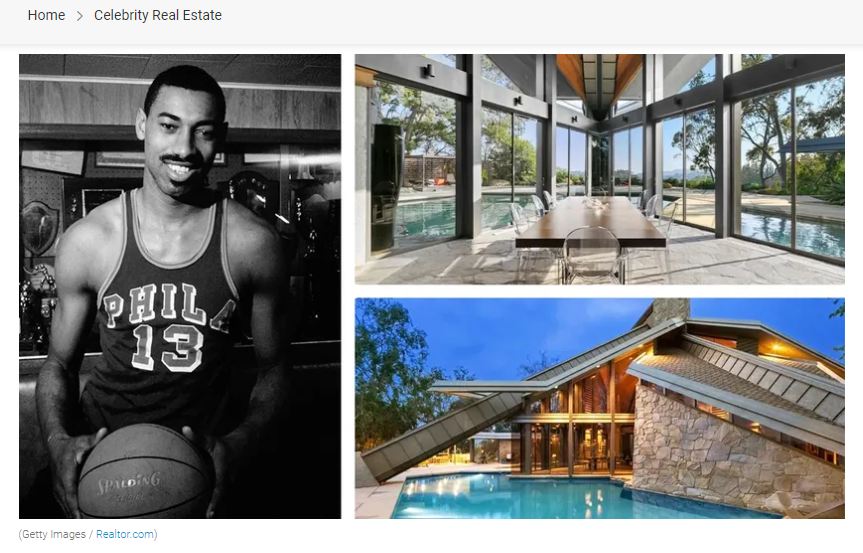 From Realtor.com Wilt Chamberlain’s L.A. Mansion Bounces Back Onto the Market With Another Big Price Cut for Jean-Luc Andriot blog 050823