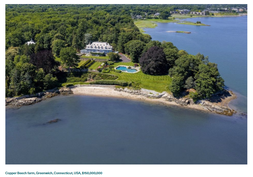 Greenwich estate that held title of America’s priciest home now lists for $150M for Jean-Luc Andriot blog 022323