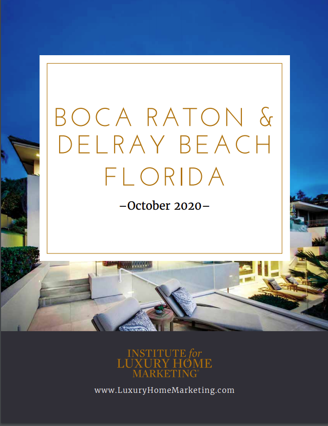 Jean-Luc Andriot Boca Raton - Delray Beach Luxury market report October 2020 for Jean-Luc Andriot blog 092220