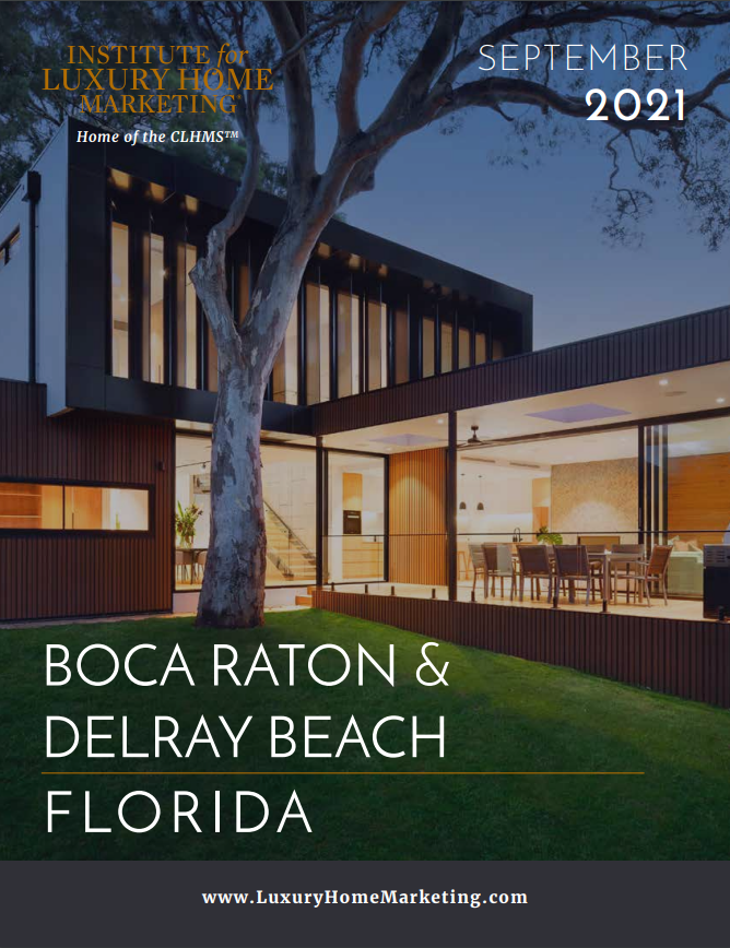 Jean-Luc Andriot Boca Raton - Delray Beach Luxury market report September 2021 for Jean-Luc Andriot blog 092021
