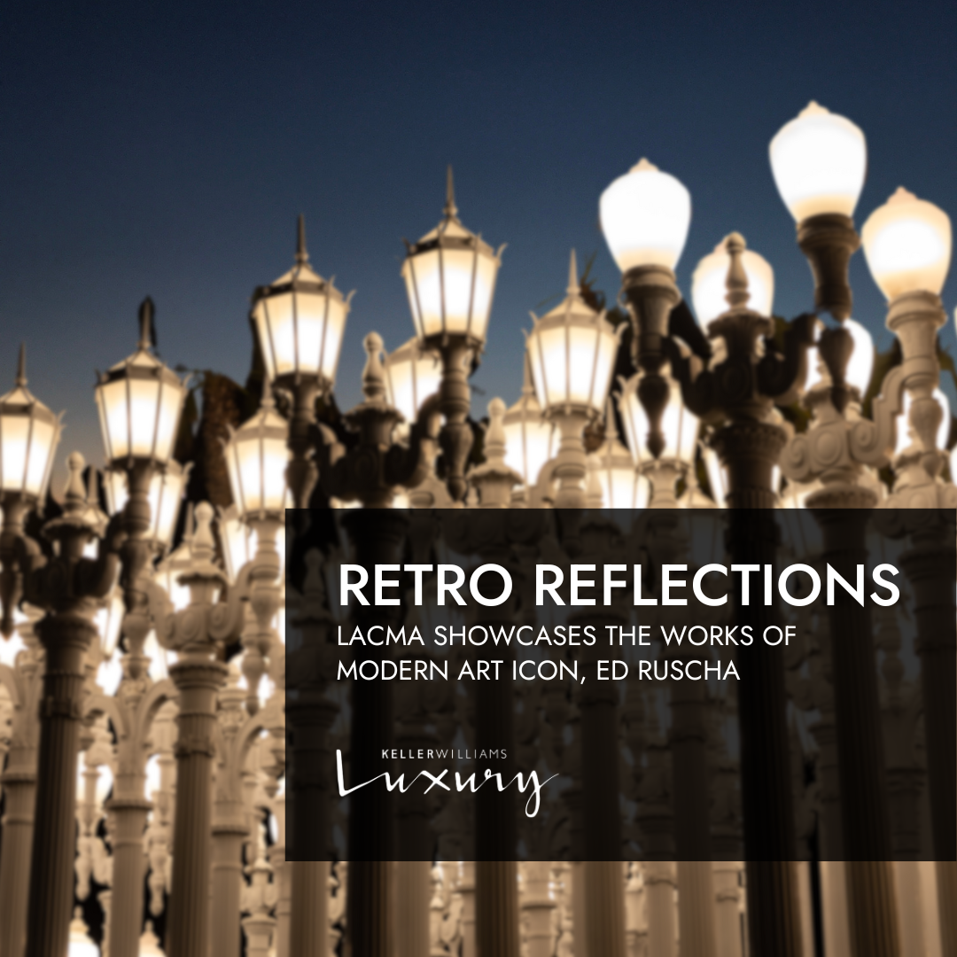 Retro Reflections LACMA Showcases The Works Of Modern Art Iccon Ed Ruscha for Jean-Luc Andriot blog 042224
