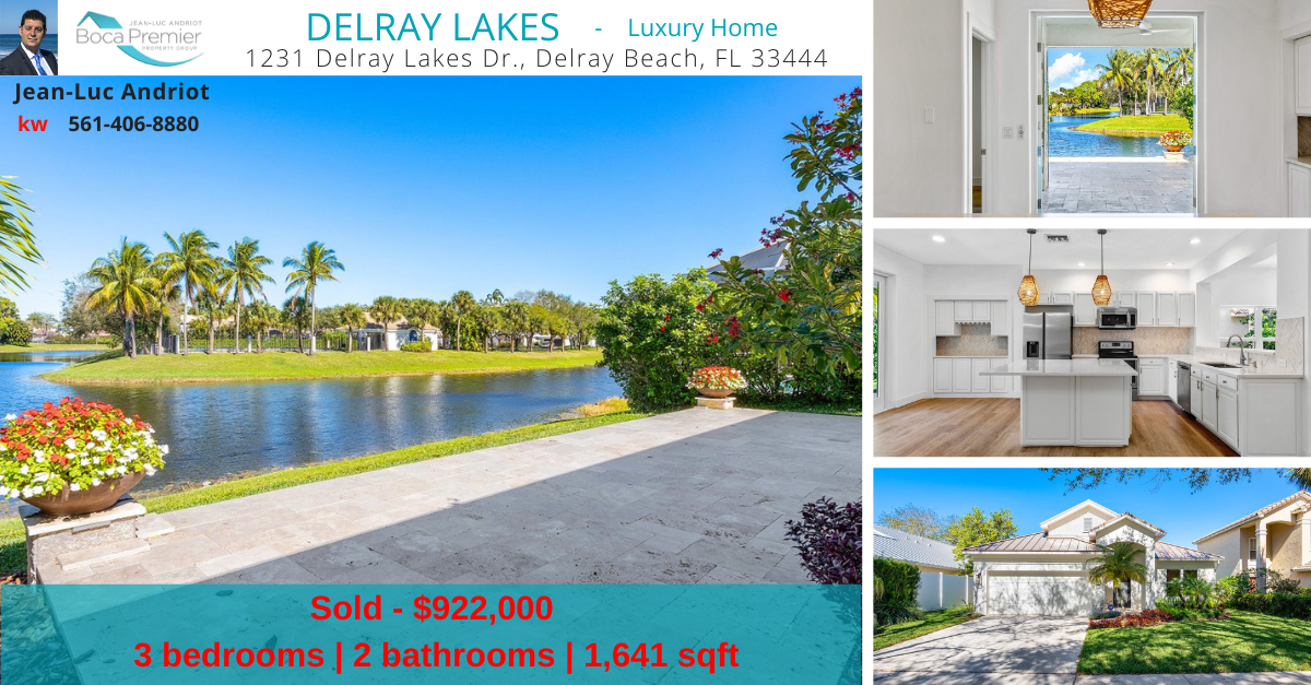 1231 Delray Lakes Drive, Delray Beach, FL 33444 Delray Lakes RX-10962573