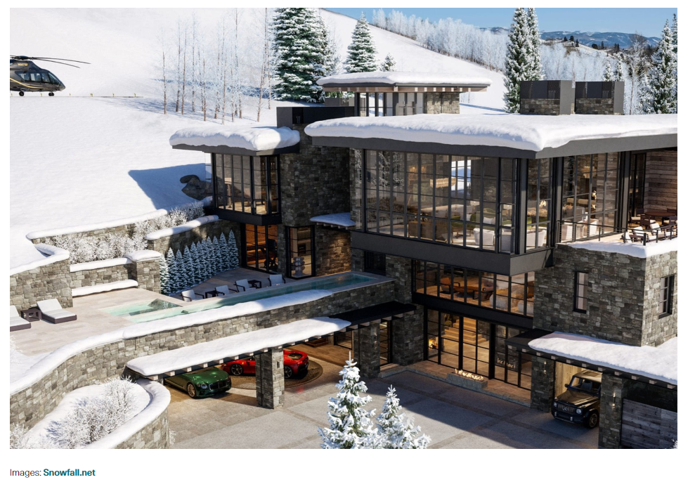 Ski home inspired by the James Bond movie 'Spectre' is up for sale for Jean-Luc Andriot blog 010523