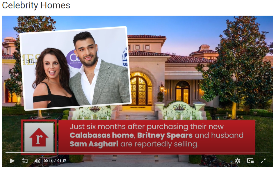 From Realtor.com Video - Britney Spears Puts SoCal Mansion on the Market 6 Months After Buying It for Jean-Luc Andriot blog 012623