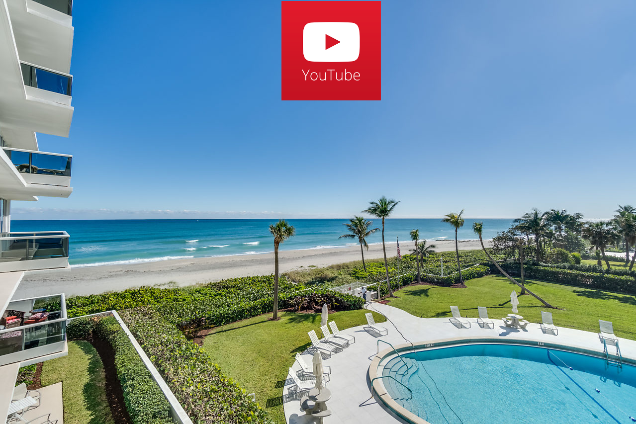 Click the image to see the video of 700 S Ocean Blvd 303 Boca Raton FL 33432 Sabal Point luxury oceanfront condominium for sale