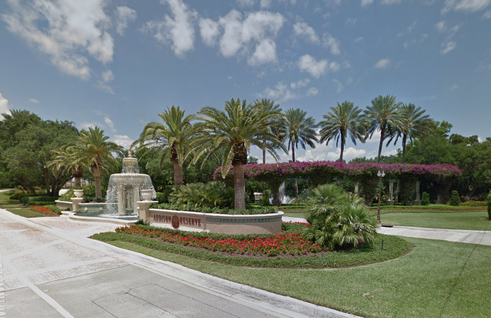 Addison Reserve Delray Beach luxury homes for sale entrance
