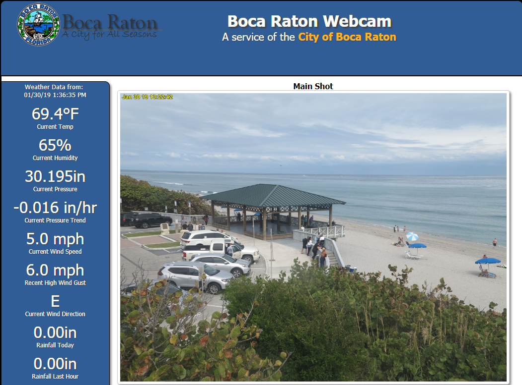 Boca Raton Beach current temperature 70 for Jean-Luc Andriot blog 013019