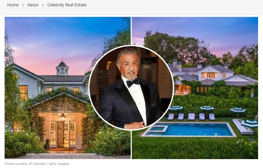 From Realtorcom, Sylvester Stallone Scores $18.2M Mansion in Hidden Hills for Jean-Luc Andriot blog 032222