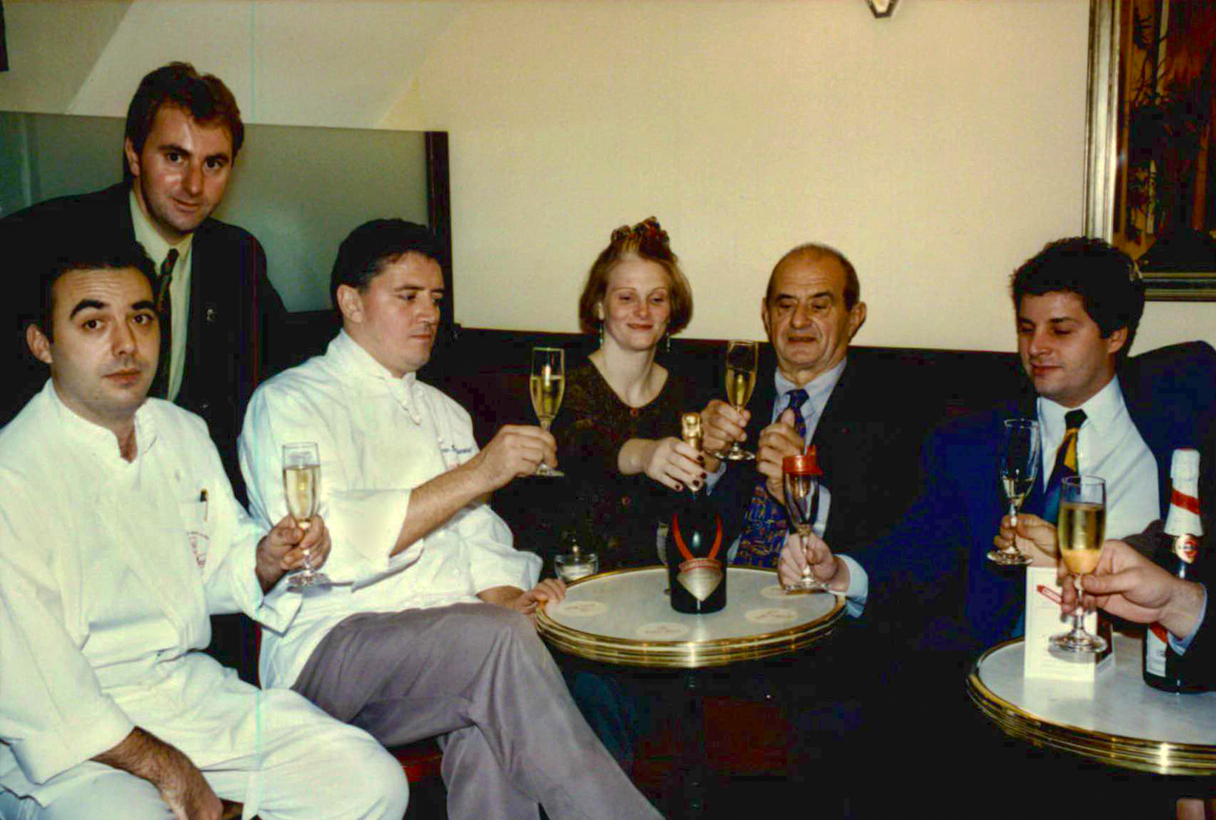 Jean-Luc Andriot and Paul Bocuse at Trois Jean Restaurant New York picture2
