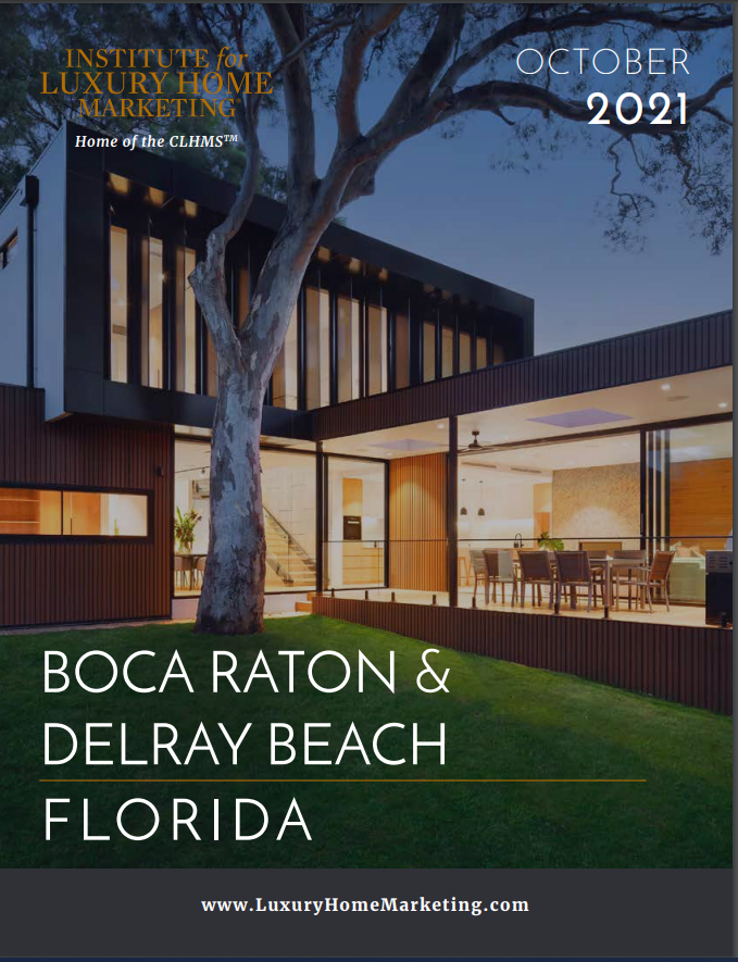 Jean-Luc Andriot Boca Raton - Delray Beach Luxury market report October 2021 for Jean-Luc Andriot blog 102021
