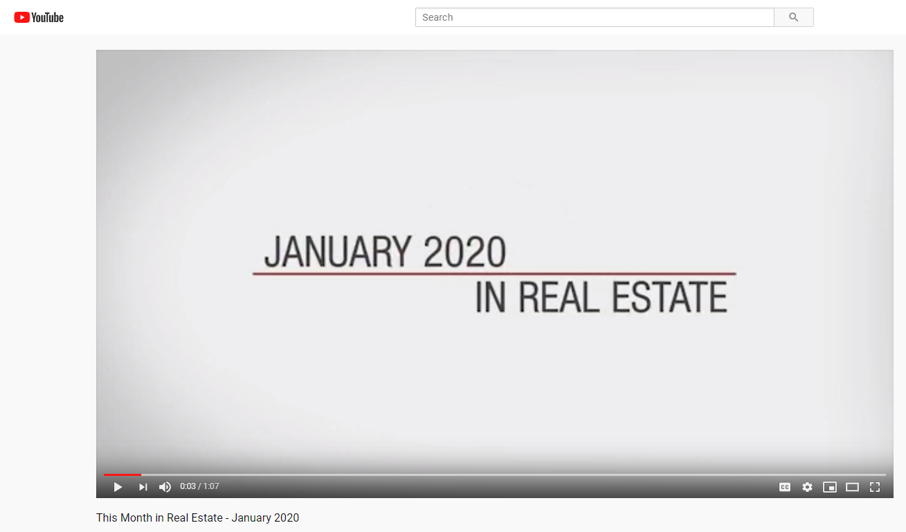 Keller Williams Realty This month in real estate January 2020 for Jean-Luc Andriot blog 011520