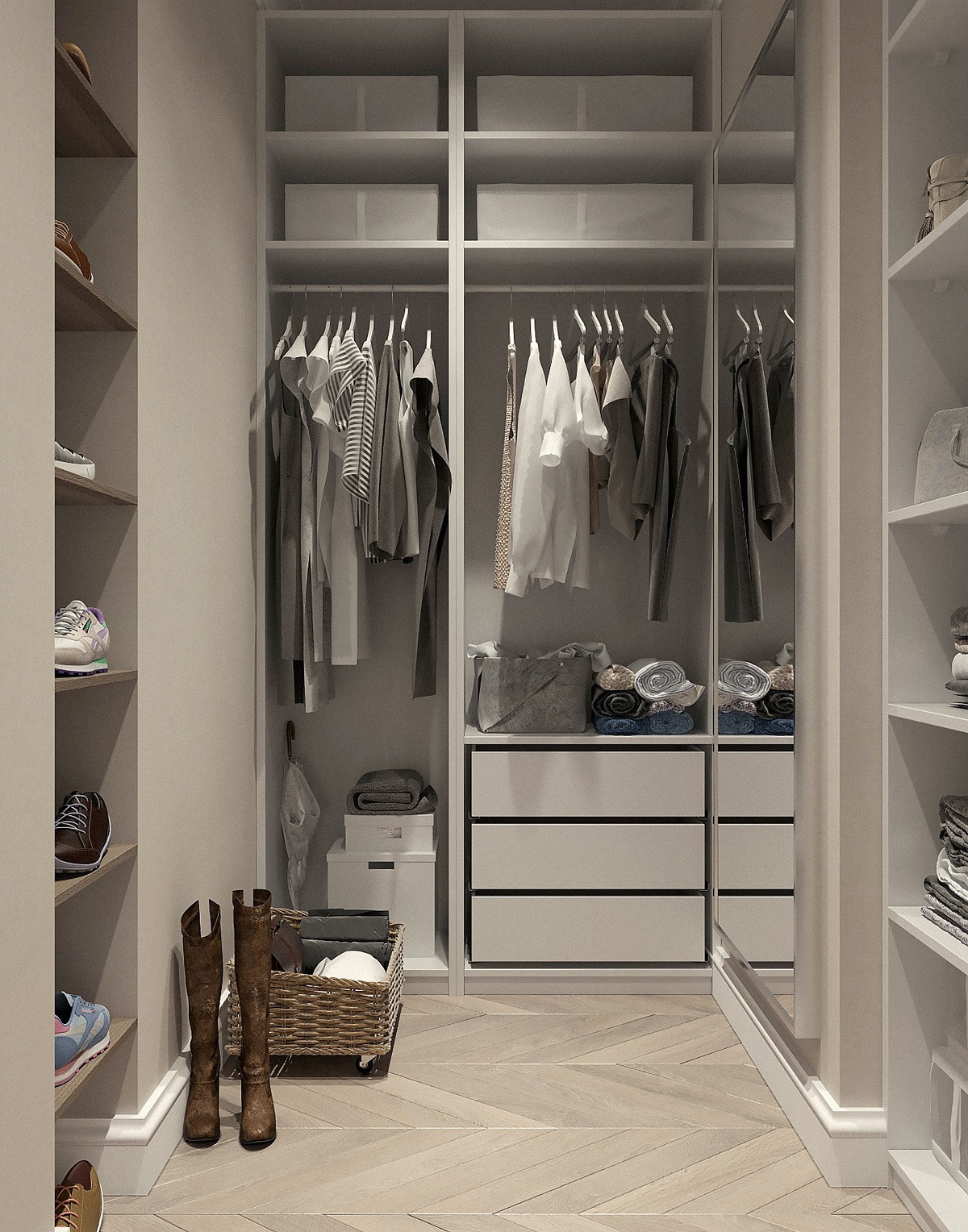 Modern closet space for Jean-Luc Andriot blog 042420
