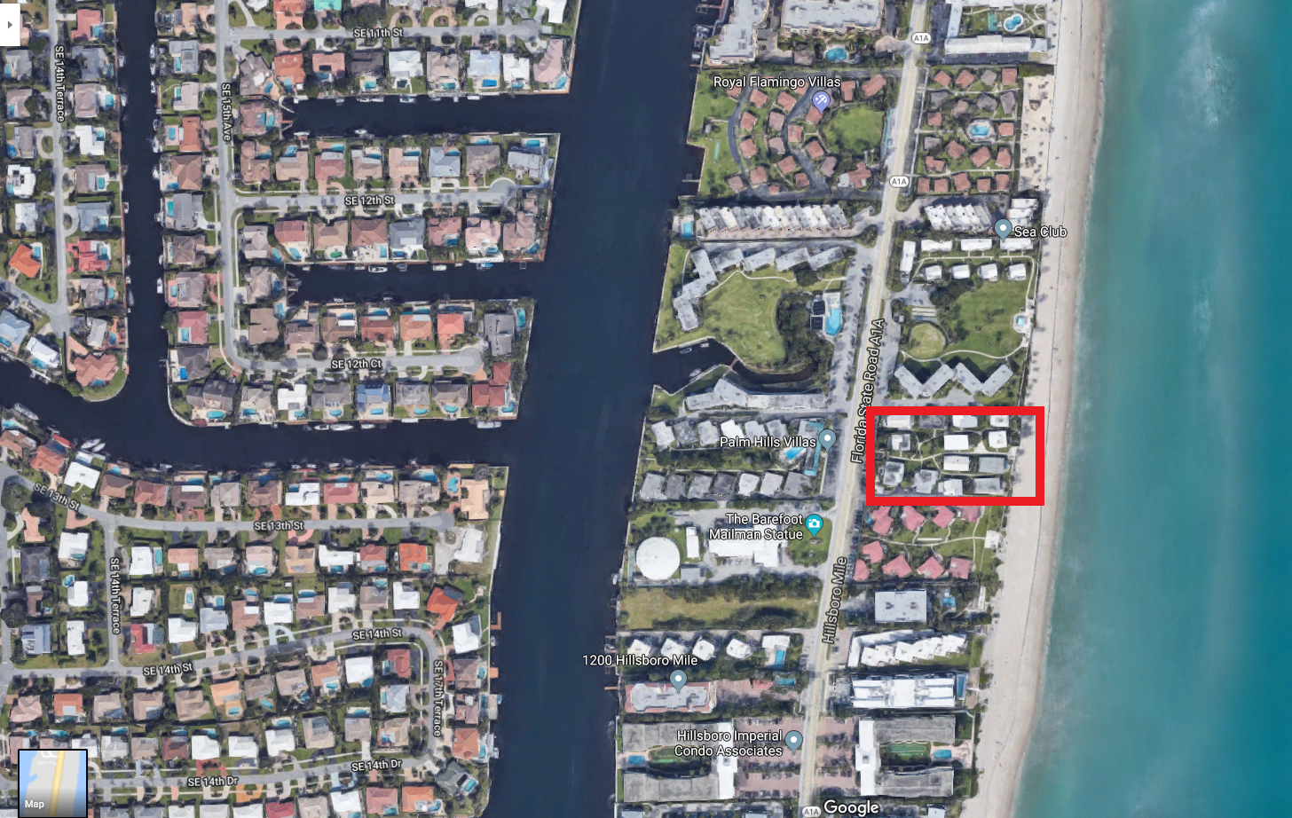 Palm Hill Ocean Club 1212 E Hillsboro Mile Hillsboro Beach FL 33062 oceanfront luxury properties for sale