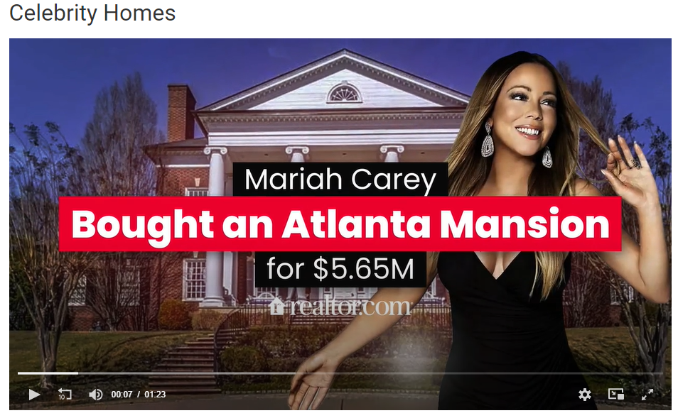 Video - From Realtor.com, Vision of Love: Mariah Carey Buys Atlanta Mansion With Celebrity Pedigree for Jean-Luc Andriot blog 062222