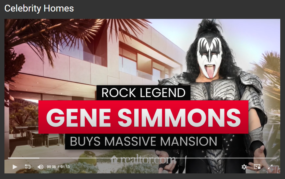 Video - From Realtor.com, Can You Believe Rocker Gene Simmons Just Bought This Modern Marvel for Jean-Luc Andriot blog 011722